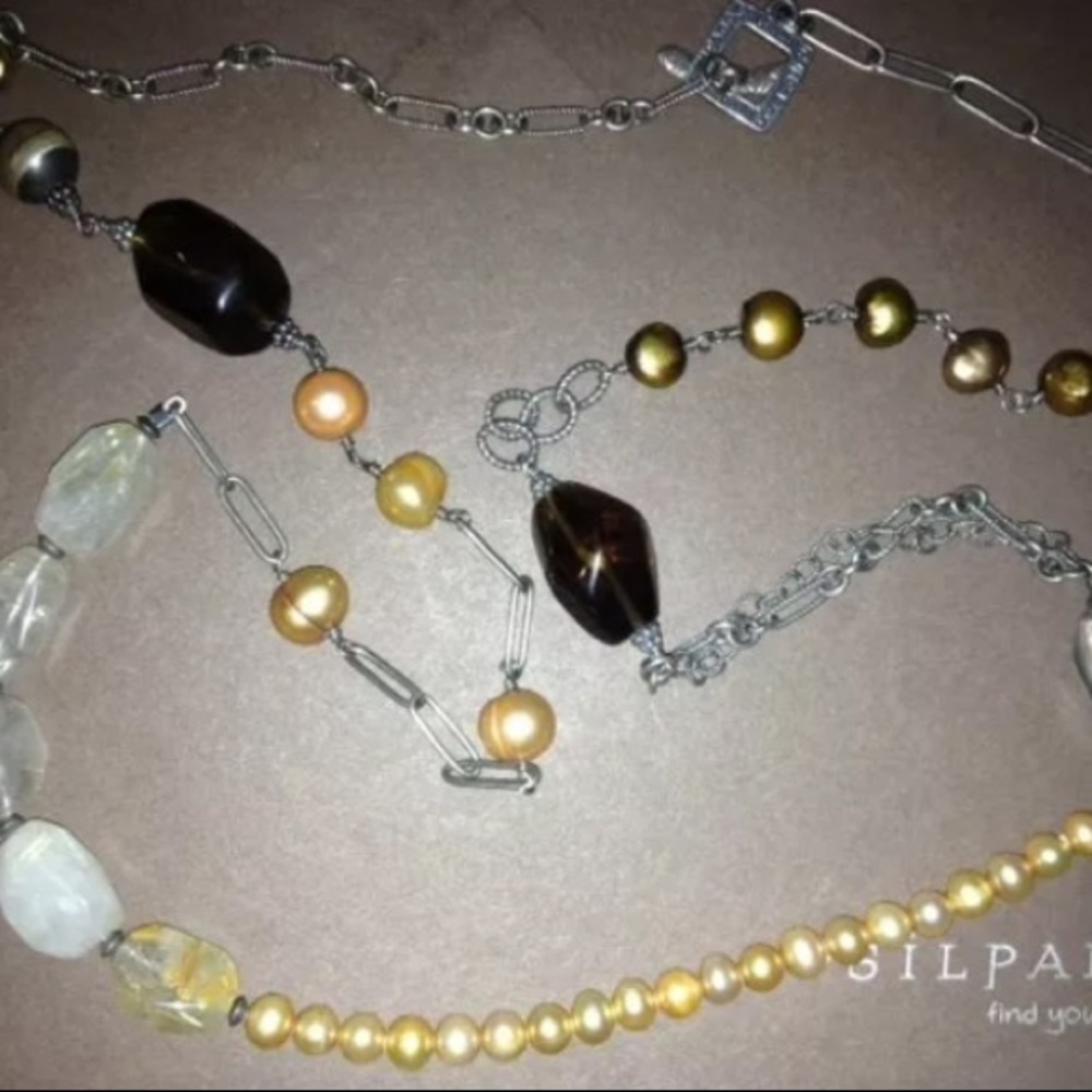 Silpada necklace multi stone